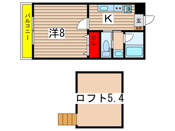 イデアル鶴川の物件間取画像